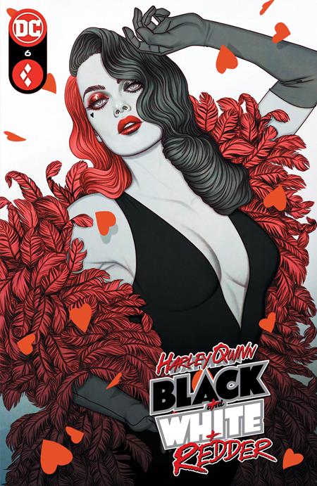 HARLEY QUINN BLACK WHITE REDDER #6A (OF 6)