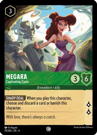 Megara - Captivating Cynic - 79/204 - Common - Cold Foil