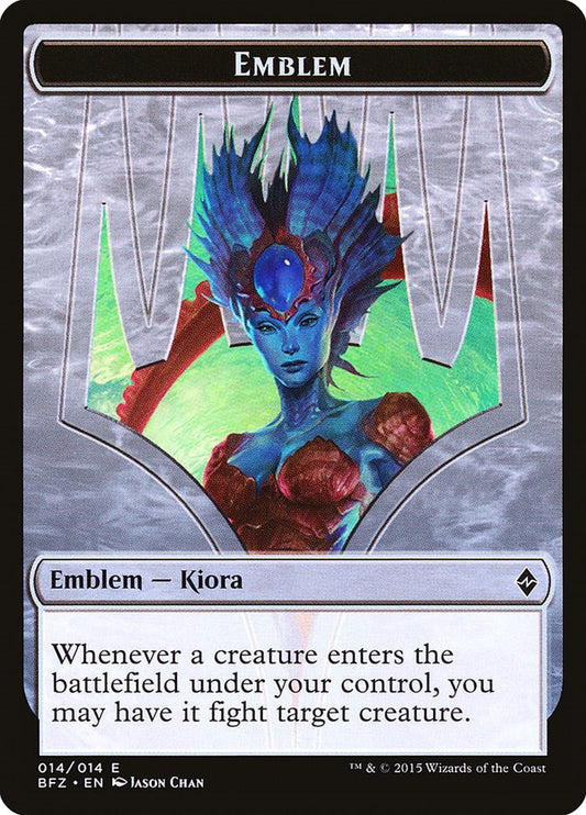 Emblem - Kiora, Master of the Depths [BFZ - 14]