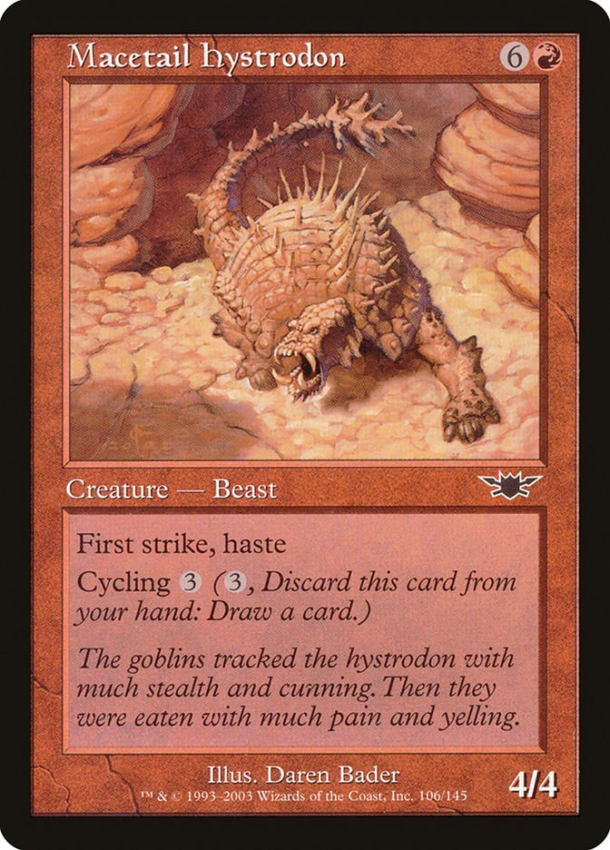 Macetail Hystrodon [LGN - 106]