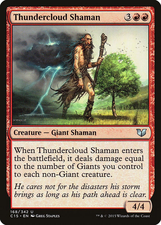 Thundercloud Shaman [C15 - 168]