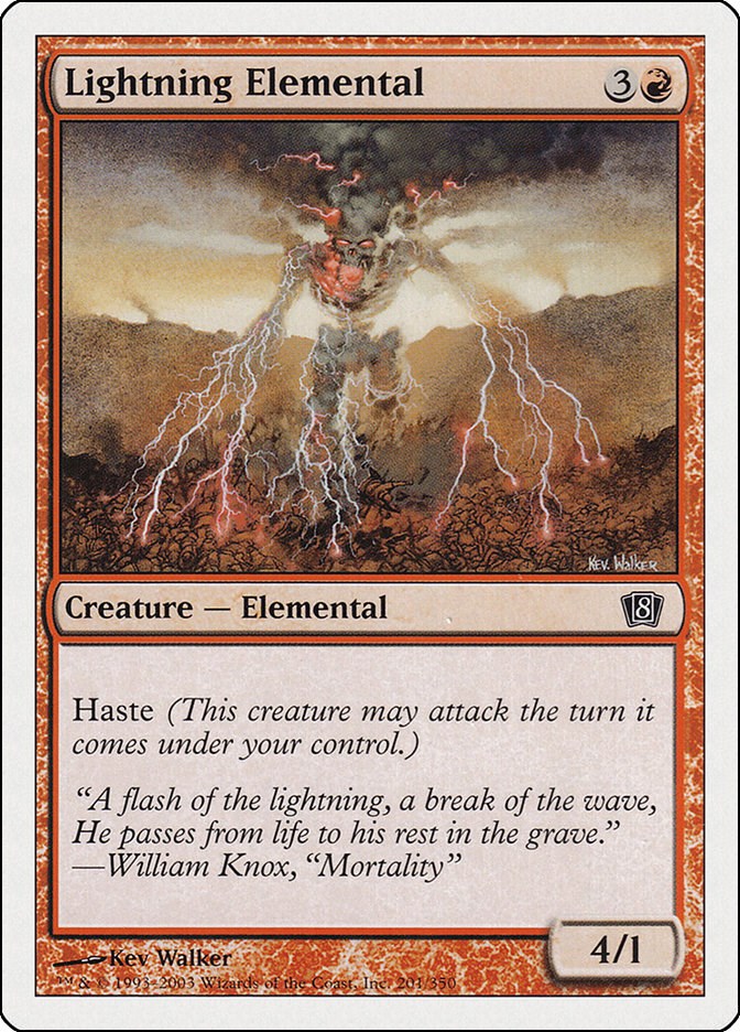 Lightning Elemental [8ED - 201]