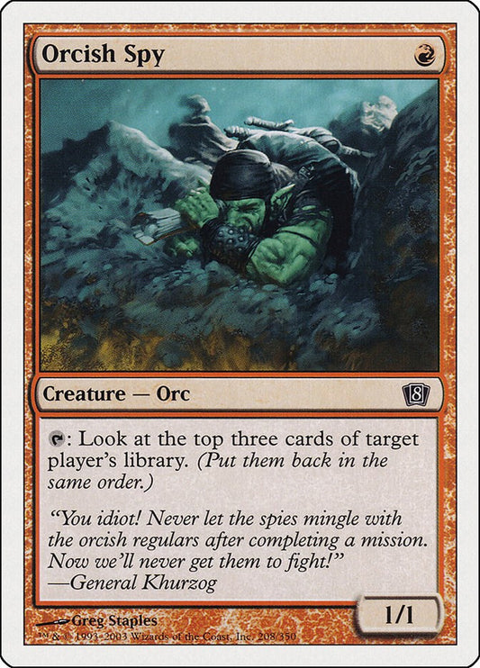 Orcish Spy [8ED - 208]