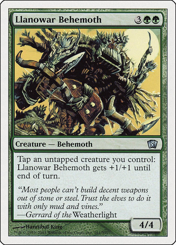 Llanowar Behemoth [8ED - 261]