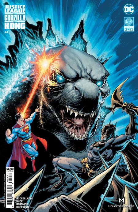 JUSTICE LEAGUE VS GODZILLA VS KONG #4C (OF 7) PORTACIO GODZILLA VAR