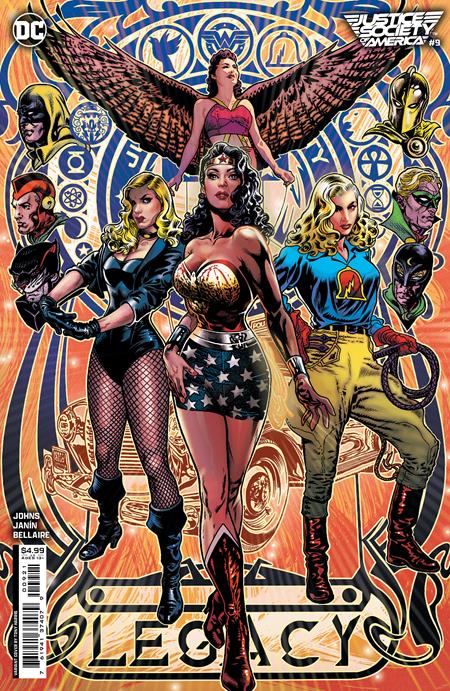 JUSTICE SOCIETY OF AMERICA #9B (OF 12) HARRIS VAR