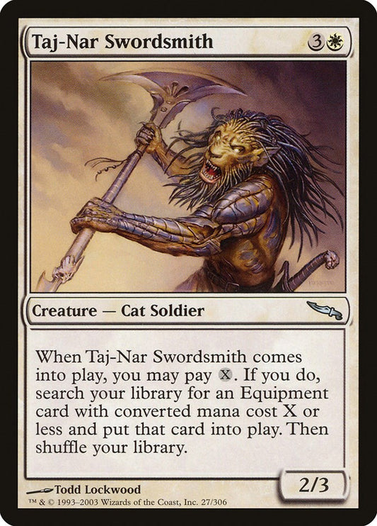 Taj-Nar Swordsmith [MRD - 27]