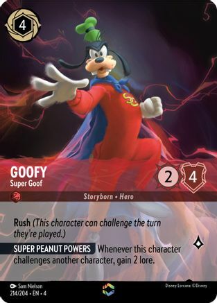 Goofy - Super Goof - 214/204 - Enchanted - Holo Foil
