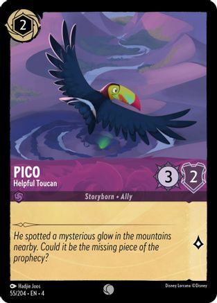 Pico - Helpful Toucan - 55/204 - Common - Cold Foil