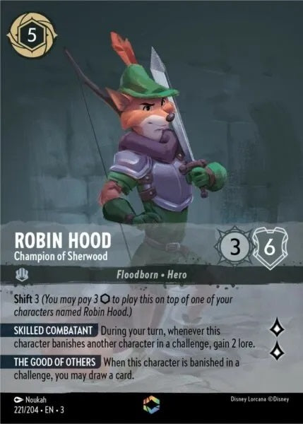 Robin Hood - Champion of Sherwood - 221/204 - Enchanted - Holofoil