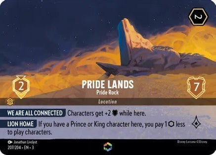 Pride Lands - Pride Rock - 207/204 - Enchanted - Holofoil