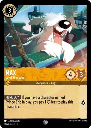 Max - Loyal Sheepdog - 14/204 - Common