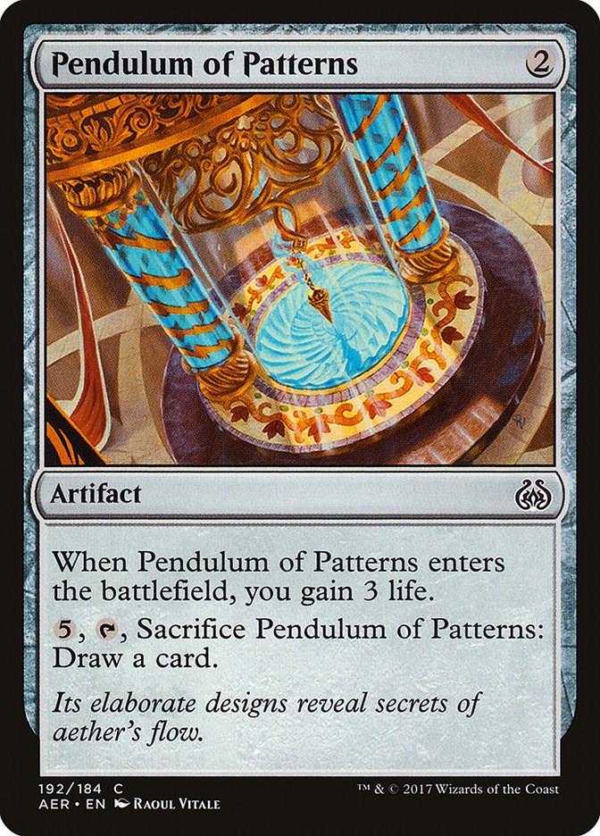 Pendulum of Patterns [AER - 192]
