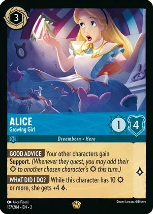 Alice - Growing Girl - 137/204 - Legendary - Cold Foil