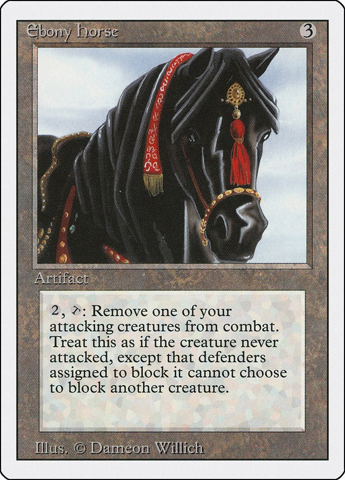Ebony Horse [3ED - N/A]
