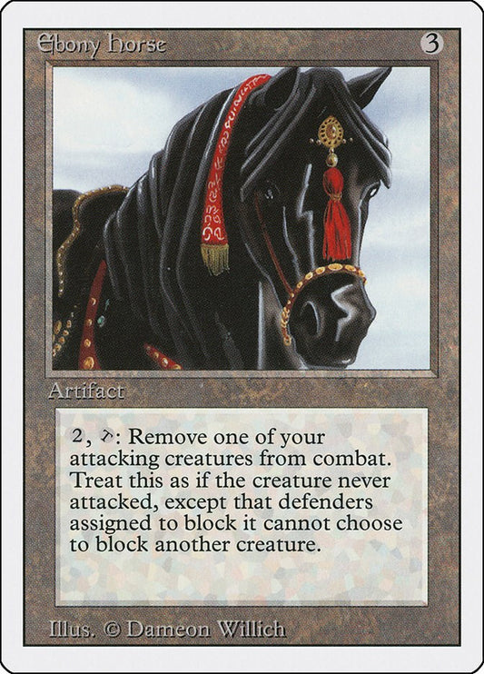 Ebony Horse [3ED - N/A]