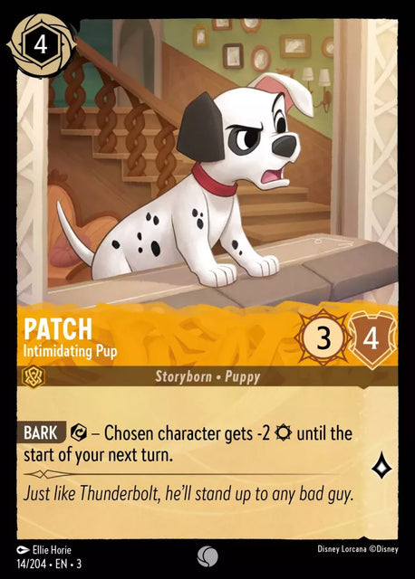 Patch - Intimidating Pup - 14/204 - Common - Cold Foil