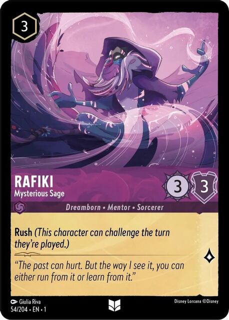 Rafiki - Mysterious Sage - 54/204 - Uncommon - Cold Foil