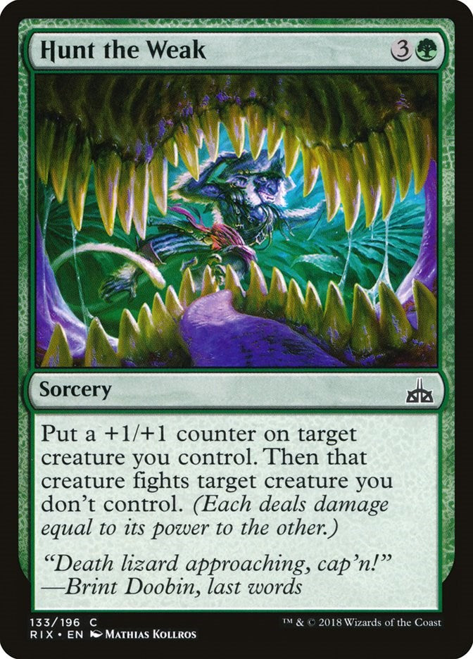 Hunt the Weak [RIX - 133]
