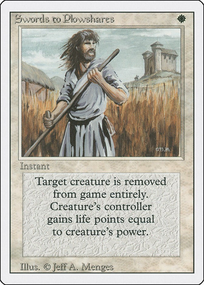 Swords to Plowshares [3ED - N/A]