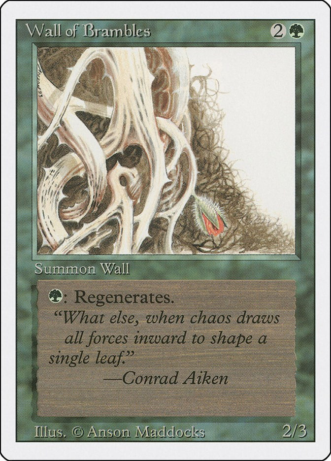 Wall of Brambles [3ED - N/A]