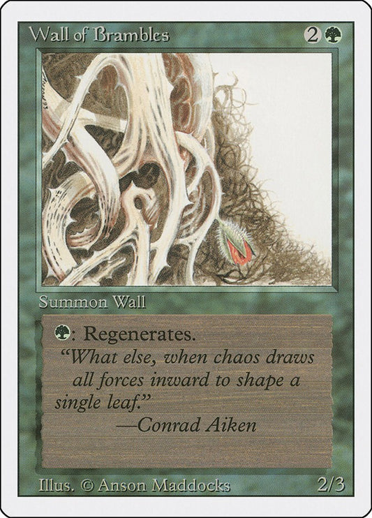 Wall of Brambles [3ED - N/A]