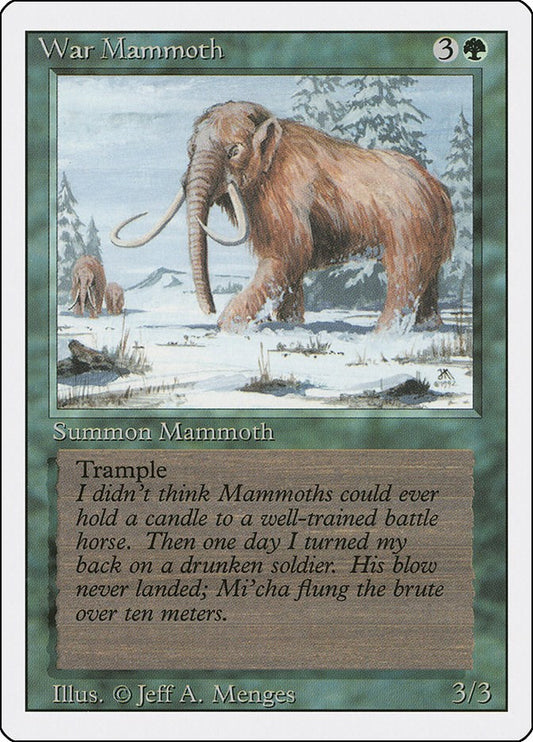 War Mammoth [3ED - N/A]
