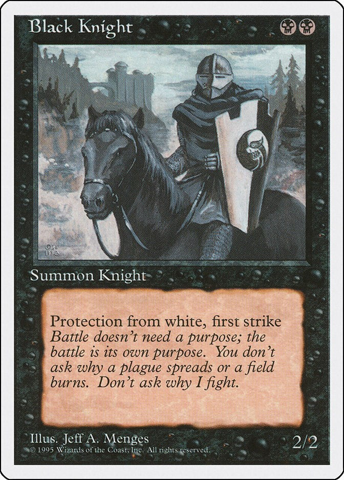 Black Knight [4ED - N/A]