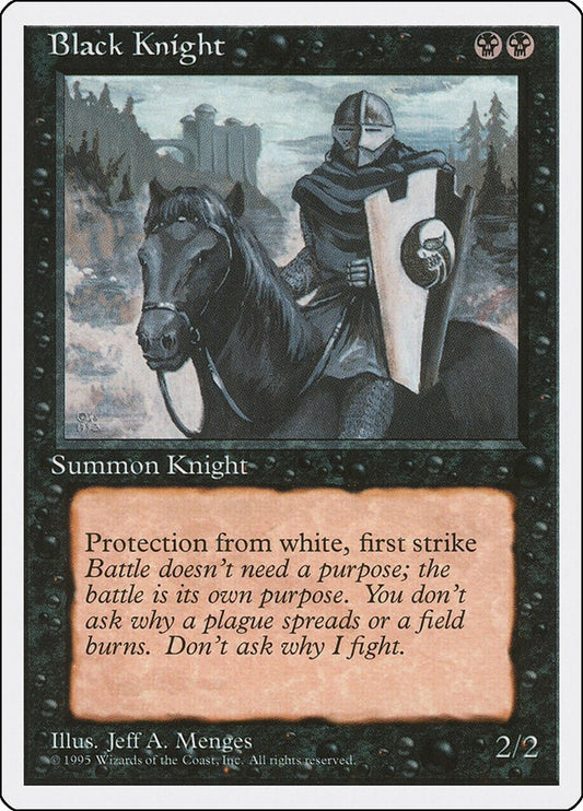 Black Knight [4ED - N/A]
