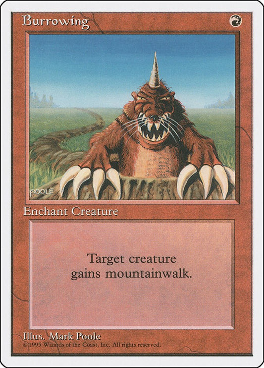 Burrowing [4ED - N/A]