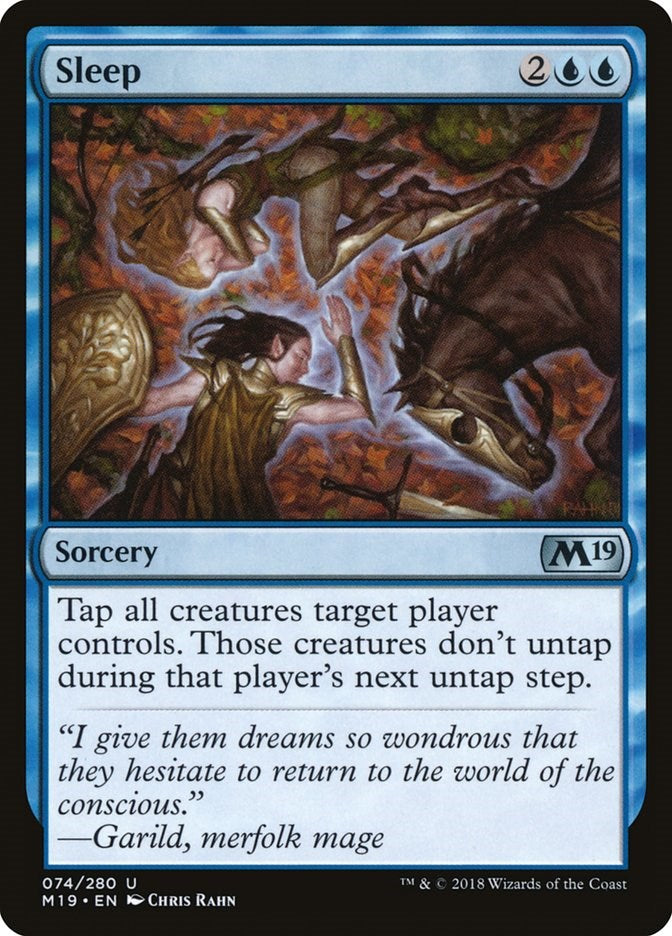 Sleep [M19 - 74]