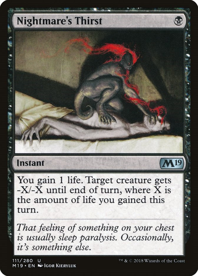 Nightmare's Thirst [M19 - 111]