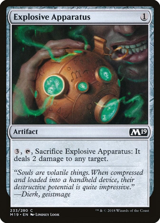 Explosive Apparatus [M19 - 233]