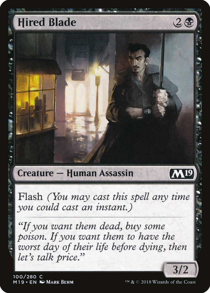 Hired Blade [M19 - 100]