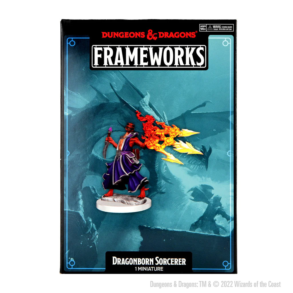 D&D Frameworks: Dragonborn Sorcerer - Unpainted and Unassembled