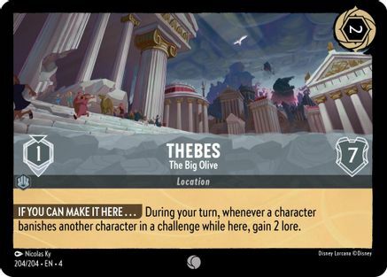 Thebes - The Big Olive - 204/204 - Common - Cold Foil