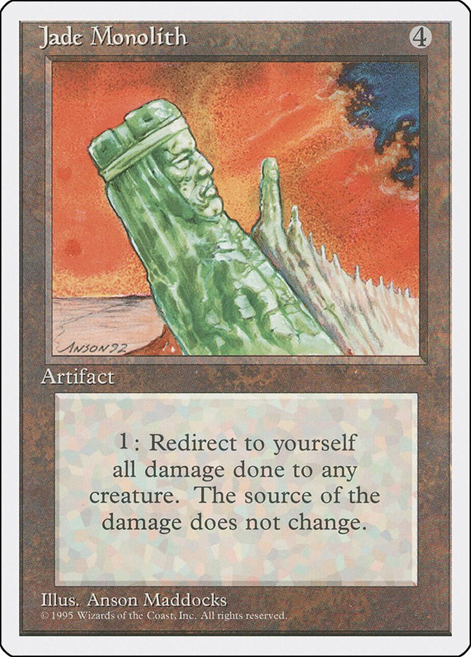 Jade Monolith [4ED - N/A]