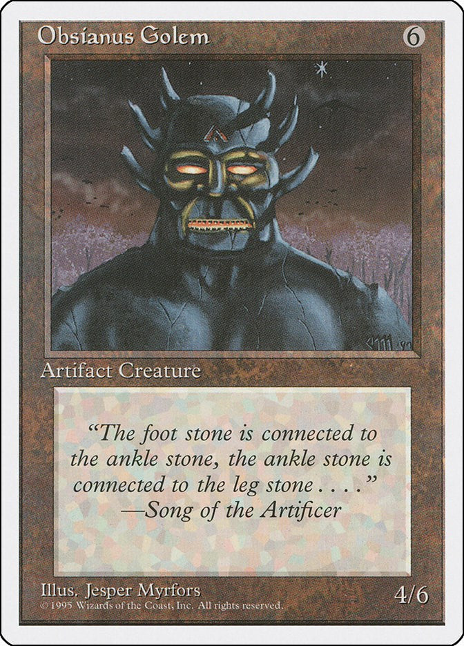 Obsianus Golem [4ED - N/A]