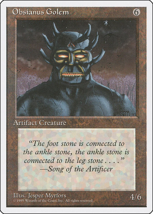 Obsianus Golem [4ED - N/A]