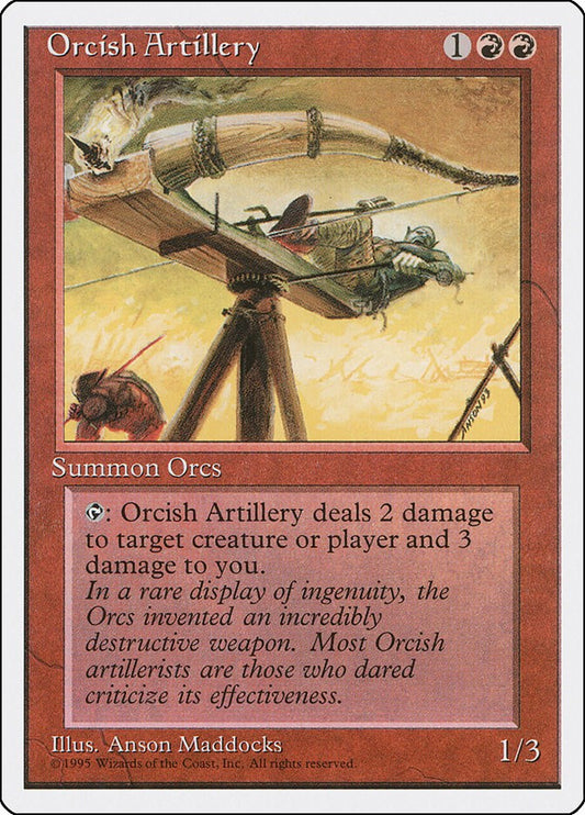 Orcish Artillery [4ED - N/A]