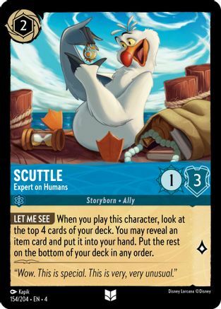 Scuttle - Expert on Humans - 154/204 - Uncommon