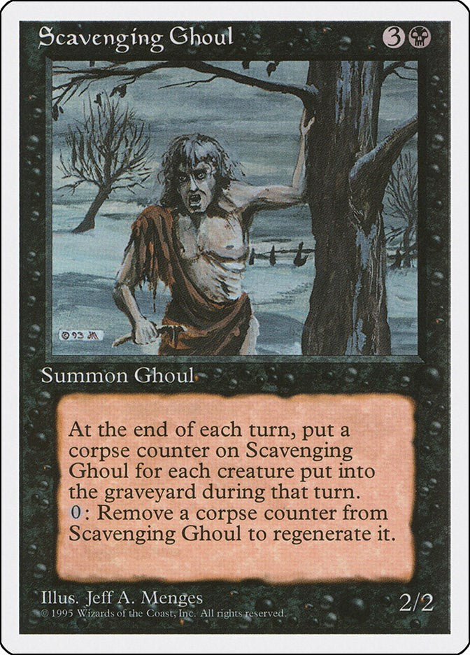 Scavenging Ghoul [4ED - N/A]
