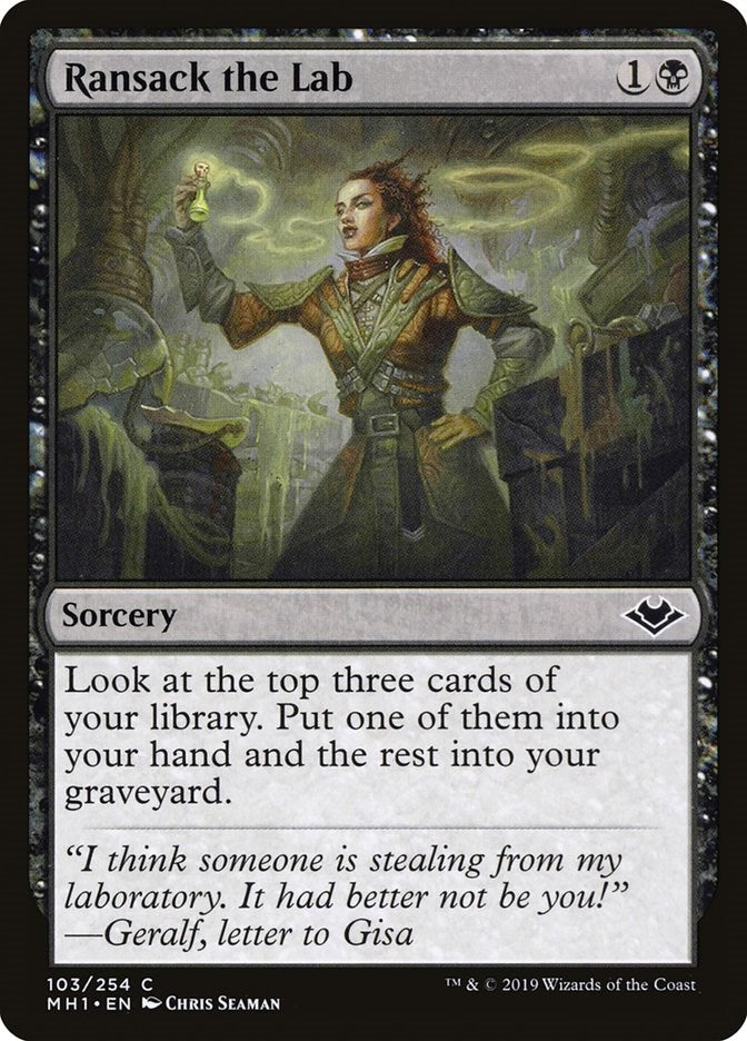 Ransack the Lab [MH1 - 103]