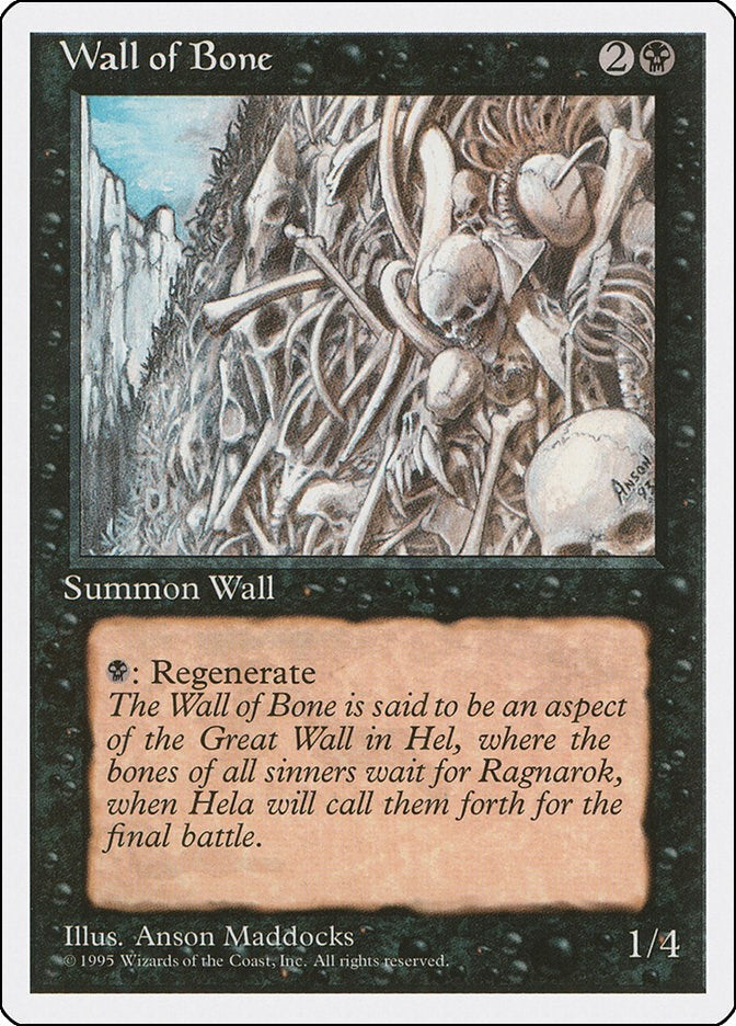 Wall of Bone [4ED - N/A]