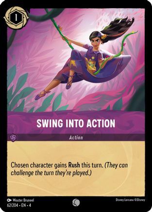 Swing into Action - 62/204 - Common - Cold Foil