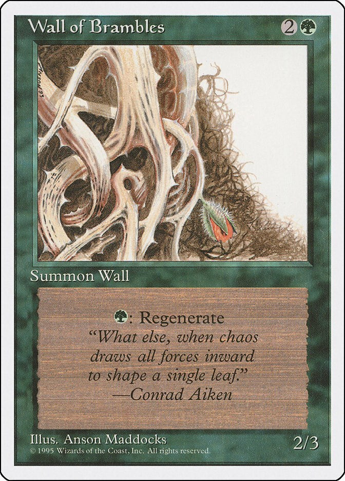 Wall of Brambles [4ED - N/A]