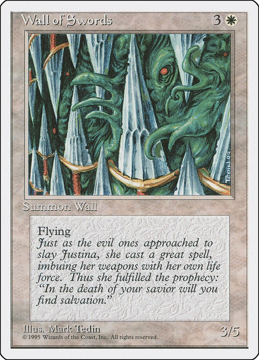 Wall of Swords [4ED - N/A]