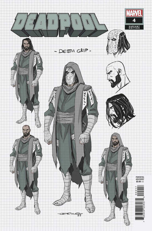 Deadpool #2 1:10 Iban Coello Ratio Design Variant