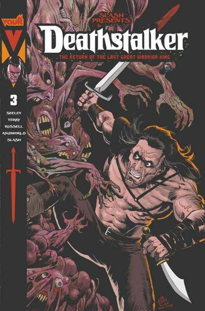 Slash Presents Deathstalker The Return of the Last Great Warrior #3 (Of 3) Cover B Jim Terry & Nathan Gooden Variant