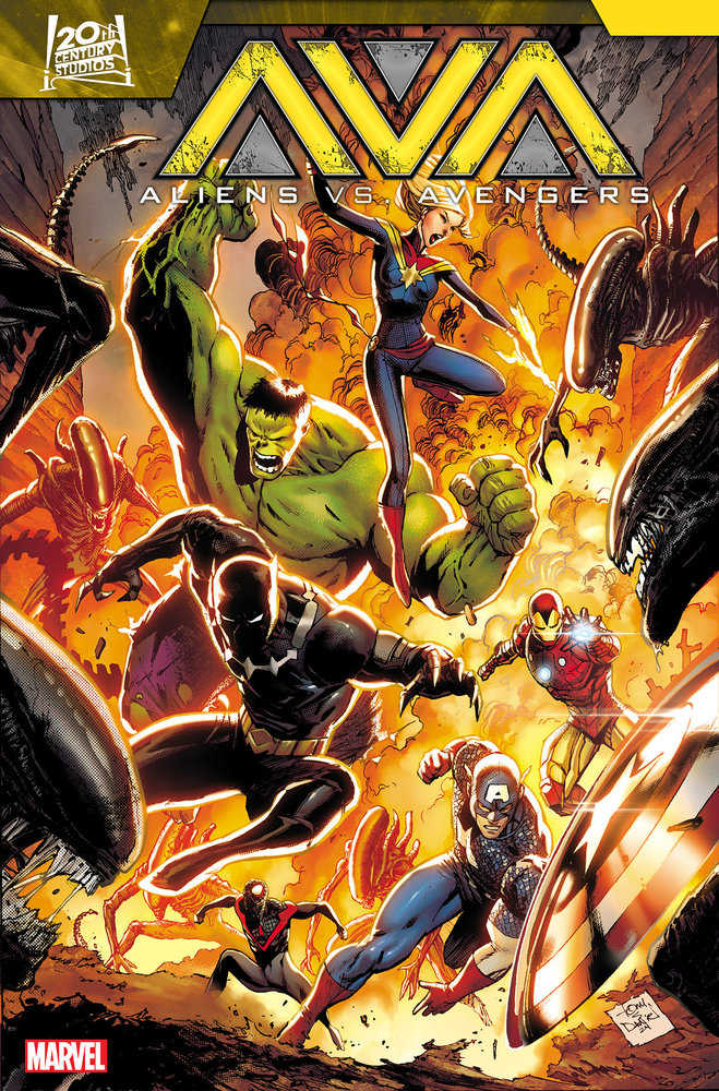 Aliens vs. Avengers #1 1:25 Tony Daniel Incentive Variant